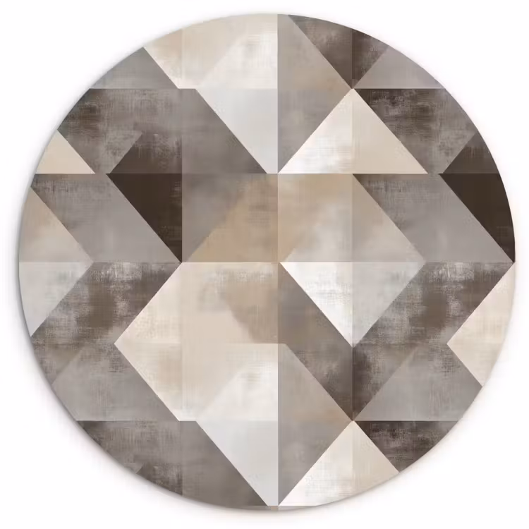Muurcirkel - Geometrisch - Motief - Aardetinten