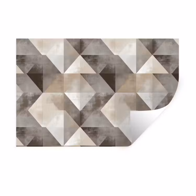 Muursticker - Geometrisch - Motief - Aardetinten