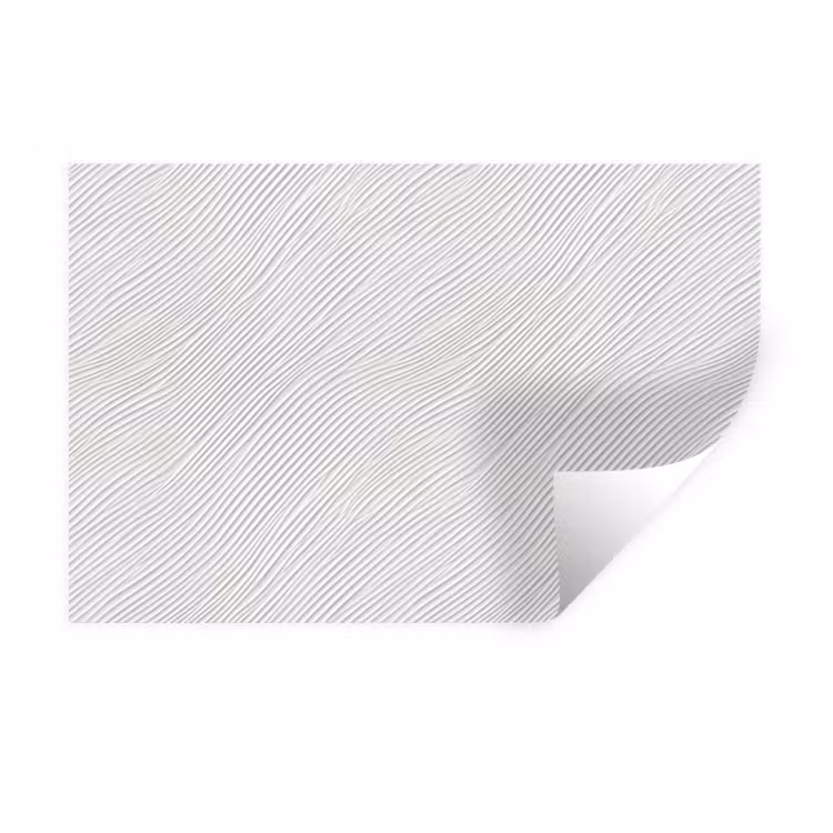 Muursticker - Golven - Ribbels - Wit