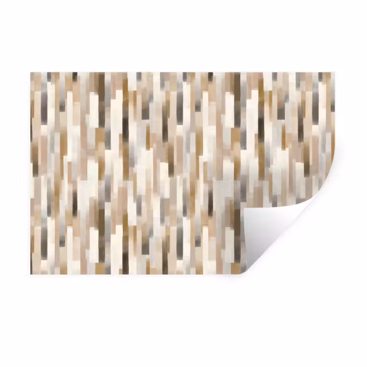 Muursticker - Abstract - Patroon - Kwaststreken