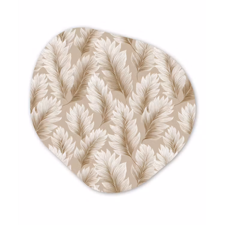 Organisch schilderij - Forex - Botanisch - Patroon - Beige