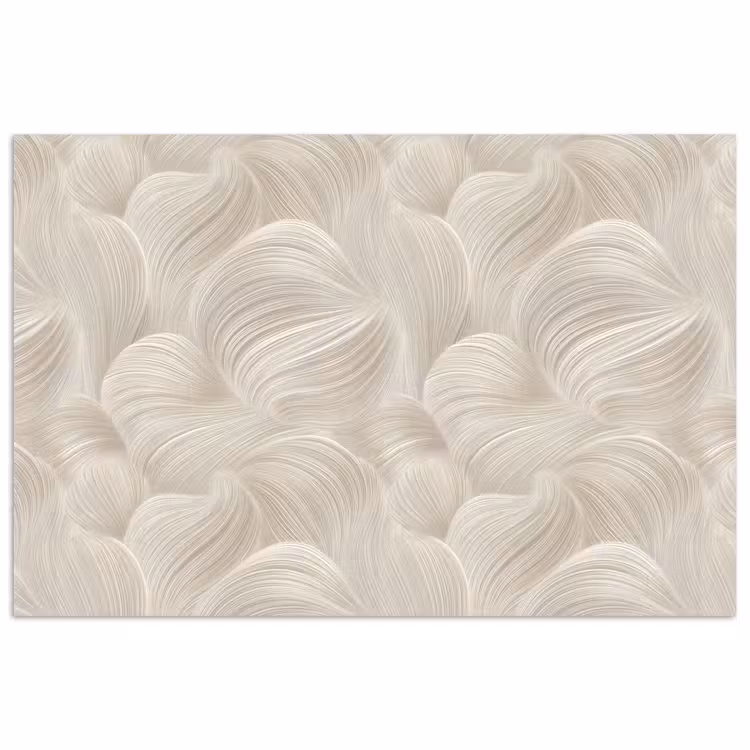 Poster - Lijnen - Waaier - Beige