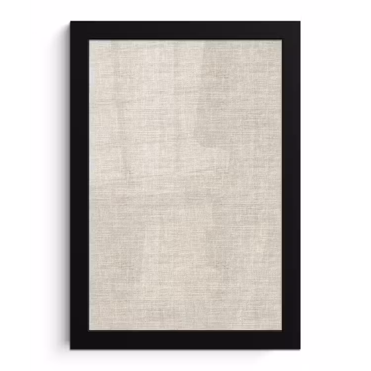 Poster met lijst - Linnen - Textuur - Beige