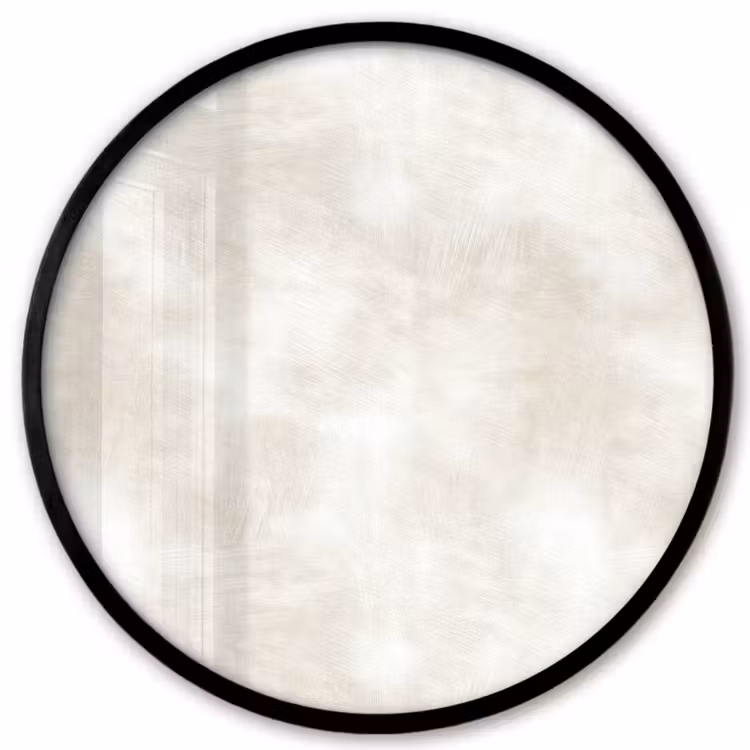 Ronde fotolijst - Subtiel - Structuur - Beige