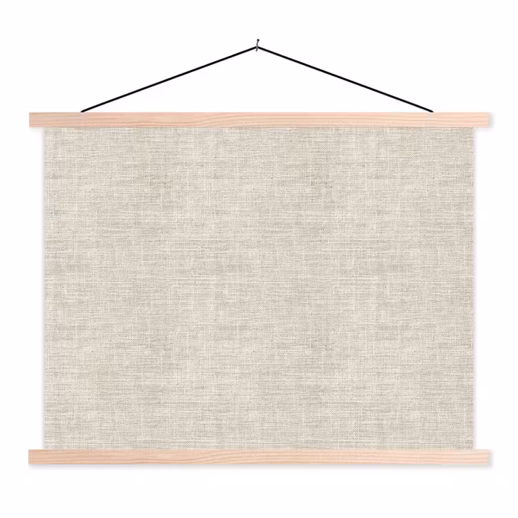 Schoolplaat - Linnen - Textuur - Beige