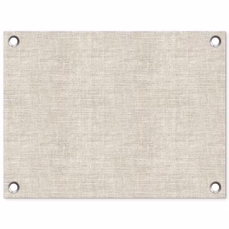 Tuinposter - Linnen - Textuur - Beige