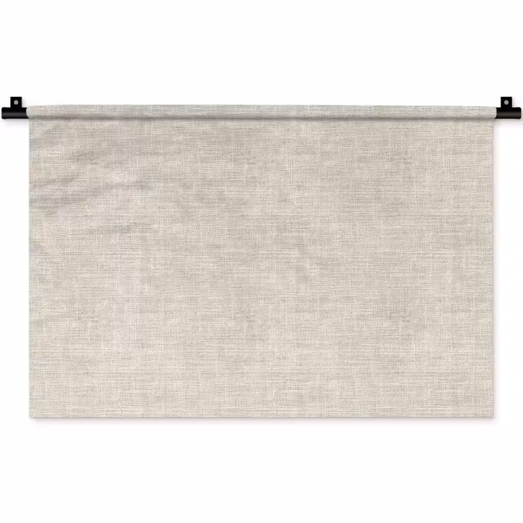 Wandkleed - Linnen - Textuur - Beige