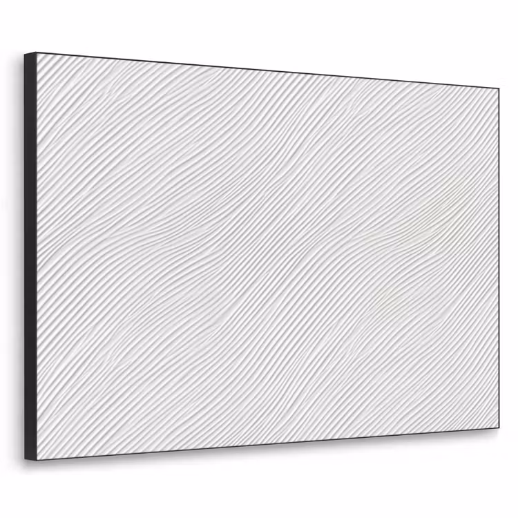 Art Frame - Golven - Ribbels - Wit
