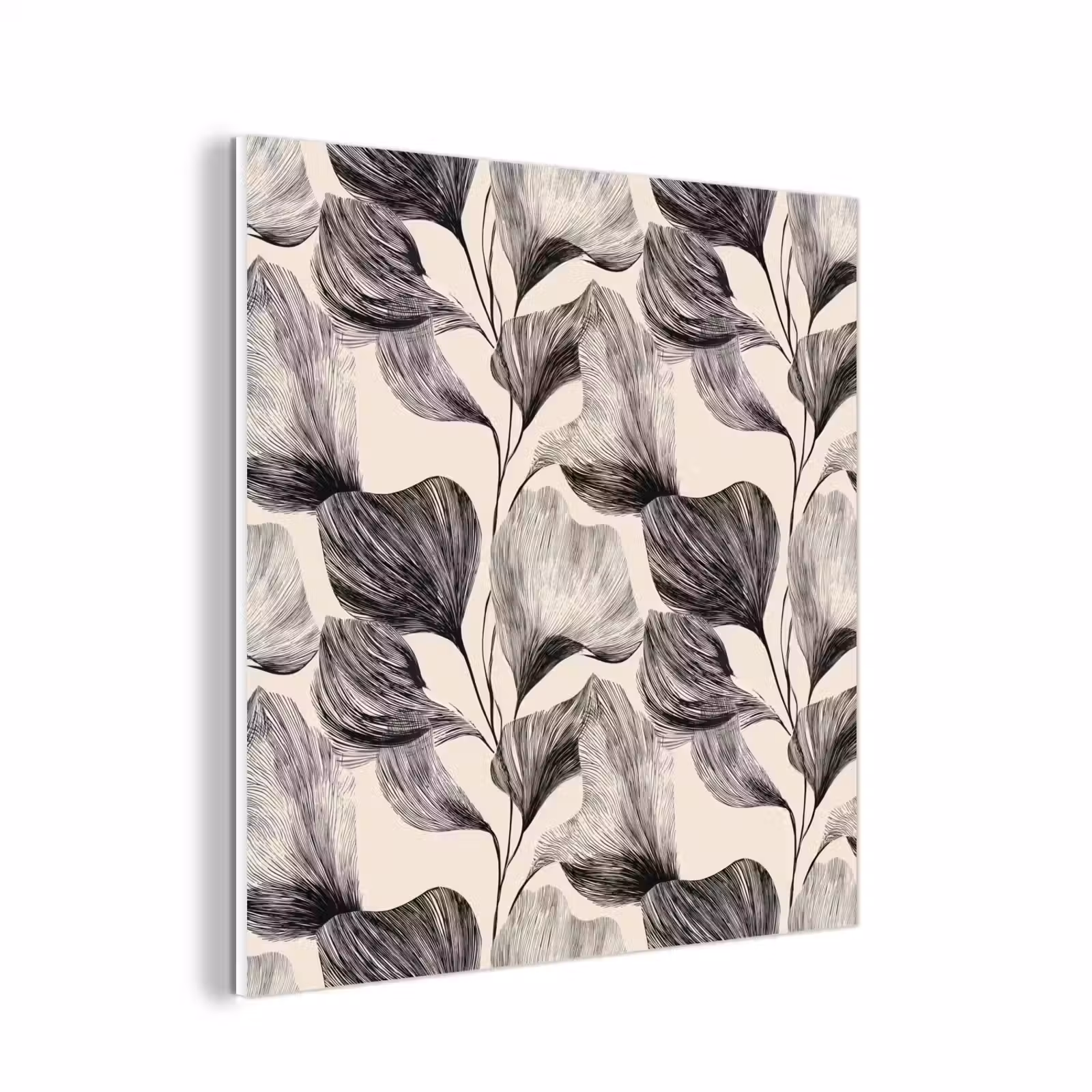 Forex - Botanisch - Bladeren - Zwart — 1