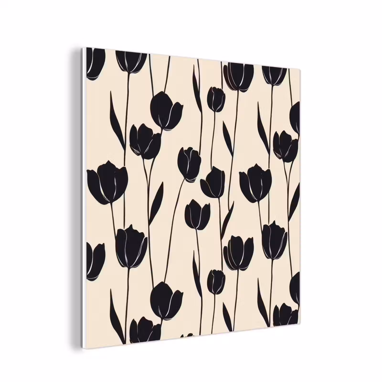 Forex - Tulpen - Patroon - Zwart — 1