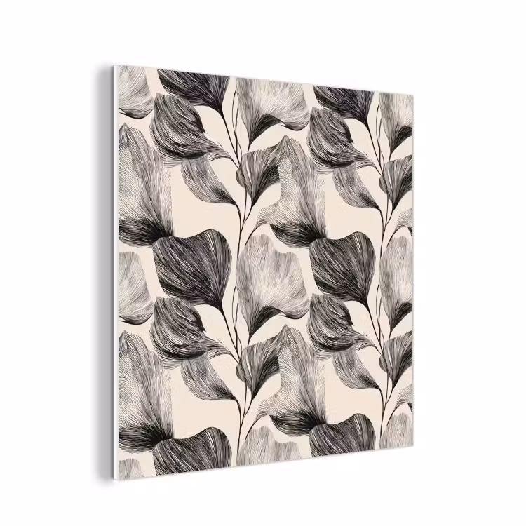 Forex - Botanisch - Bladeren - Zwart — 1