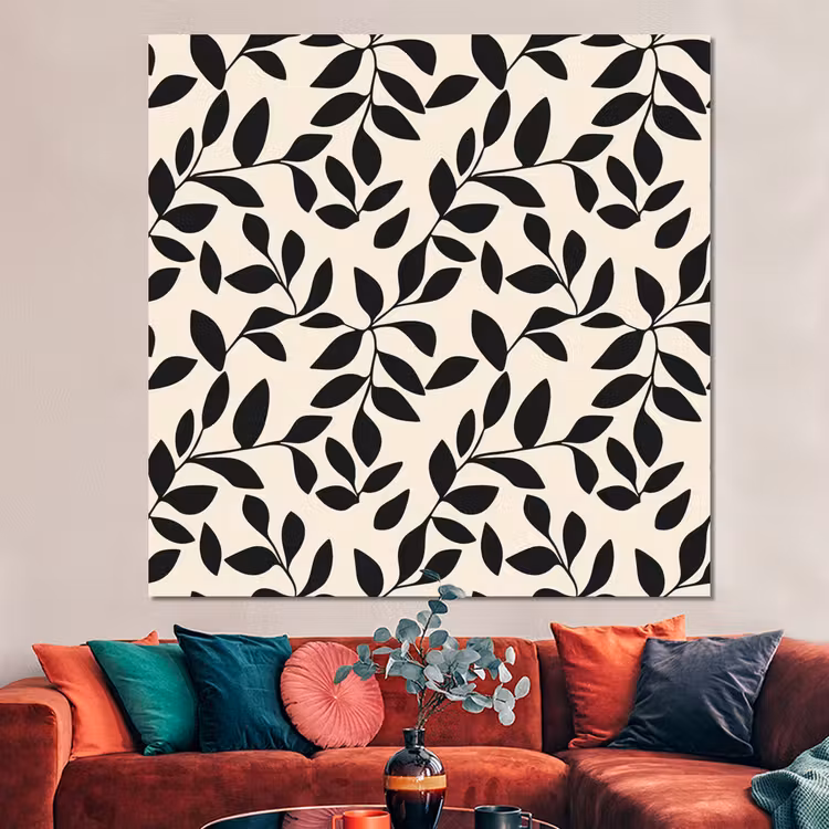 Forex - Elegant - Patroon - Zwart - Beige — 3