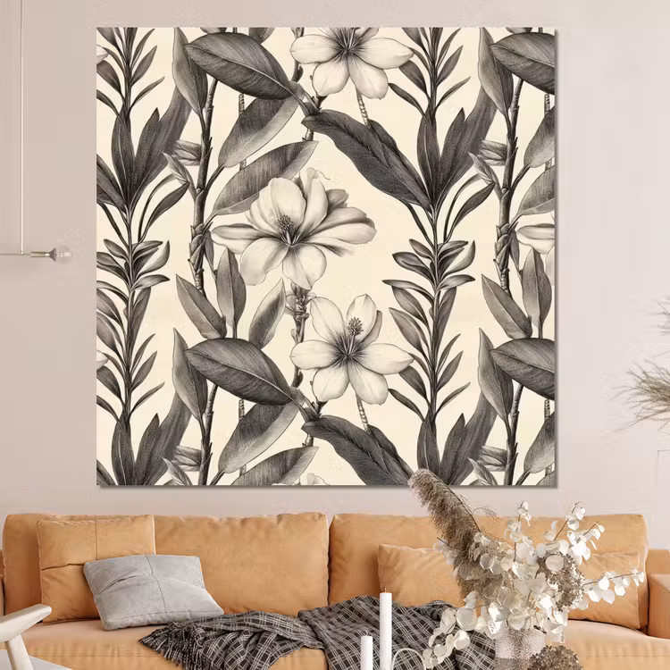 Forex - Klassiek - Botanisch - Zwart - Beige — 4
