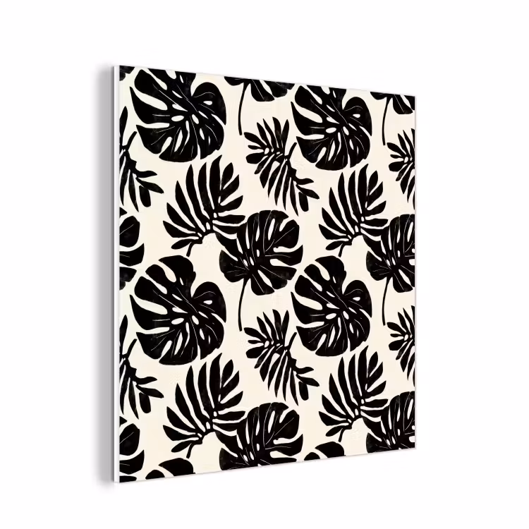 Forex - Modern - Monstera - Zwart — 1