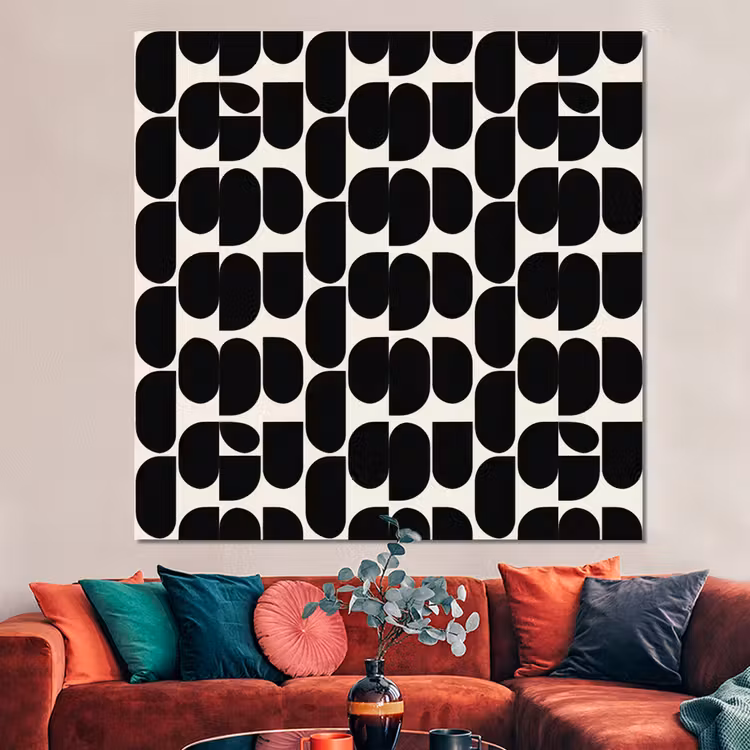 Forex - Modern - Patroon - Zwart — 3