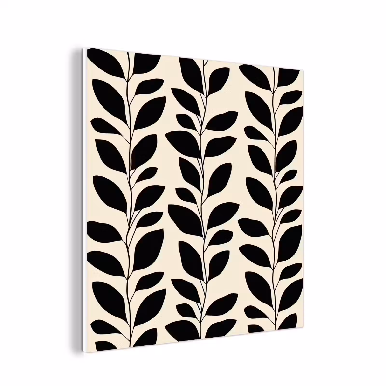 Forex - Botanisch - Dessin - Zwart - Beige — 1