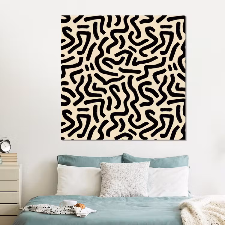 Forex - Abstract - Lijnen - Zwart — 2