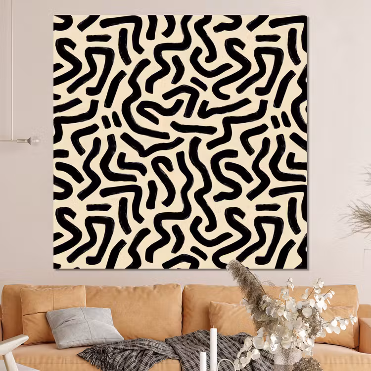 Forex - Abstract - Lijnen - Zwart — 4