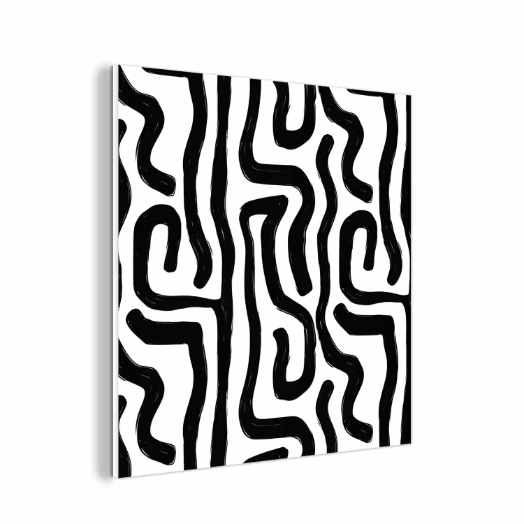 Forex - Modern - Lijnen - Zwart — 1