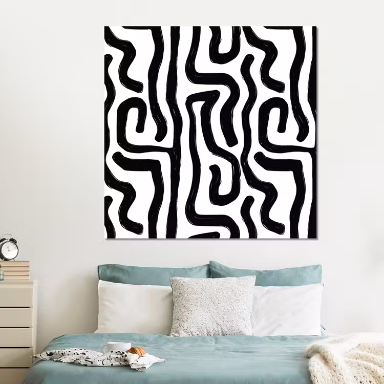 Forex - Modern - Lijnen - Zwart — 2