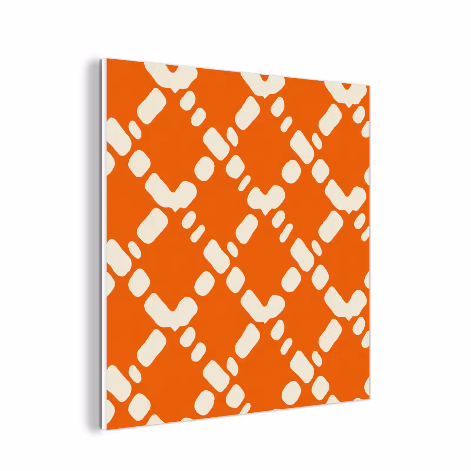 Forex - Oranje - Ruitpatroon - Wit — 1