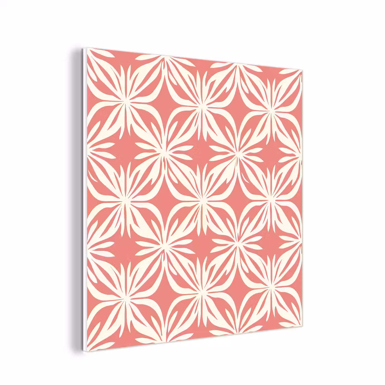 Forex - Roze - Bloemenmotief - Wit - Modern — 1