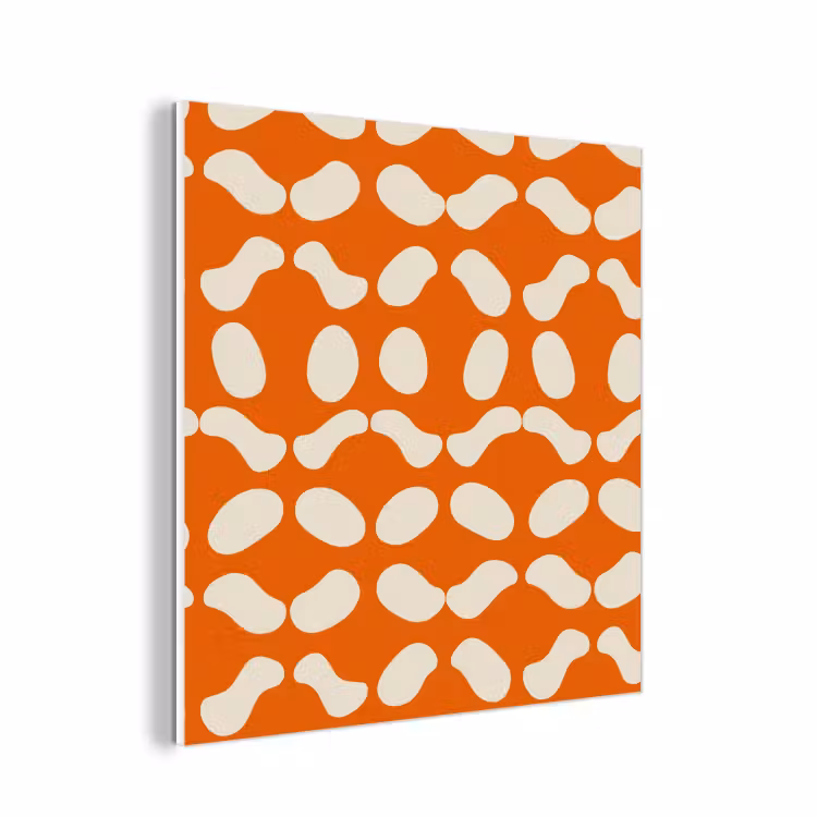 Forex - Oranje - Organische vormen - Wit — 1