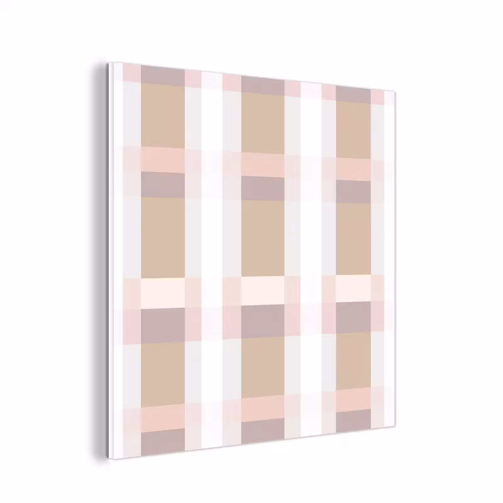 Forex - Ruitpatroon - Aardetinten - Minimalistisch — 1