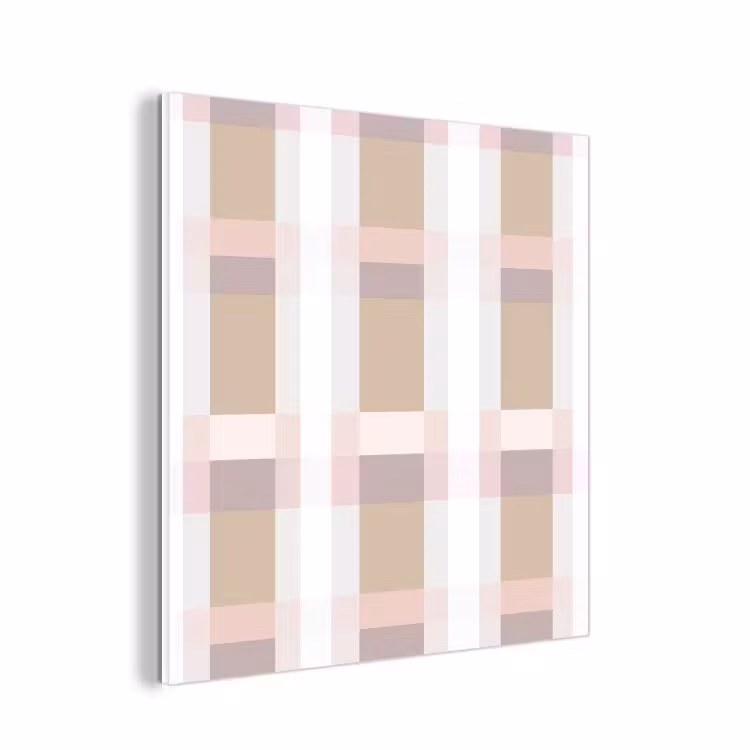 Forex - Ruitpatroon - Aardetinten - Minimalistisch — 1