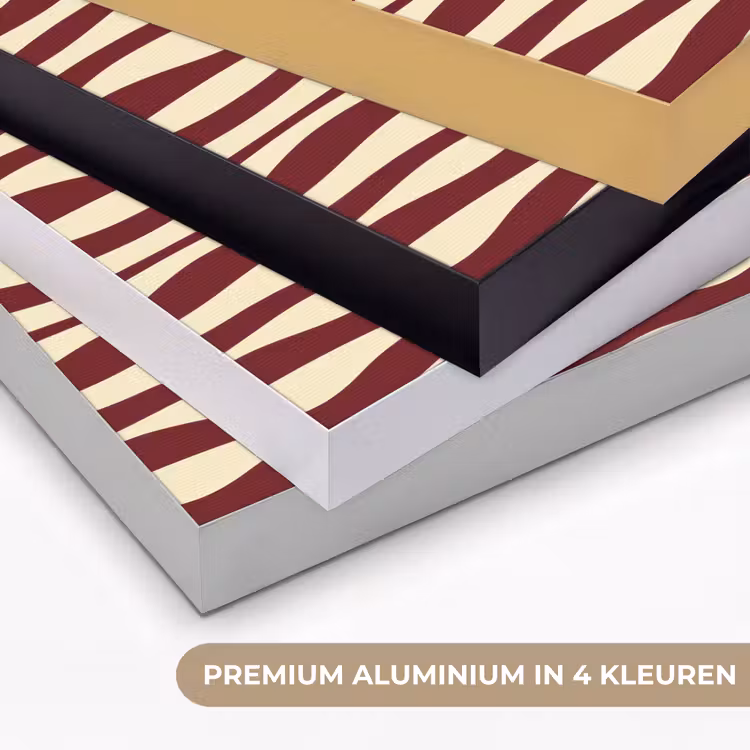 Art Frame - Golven - Rood - Patroon - Crème — 2