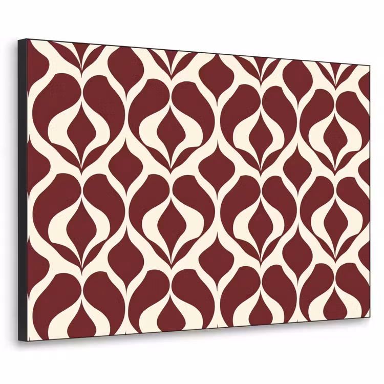Art Frame - Rood - Druppelpatroon - Grafisch — 1