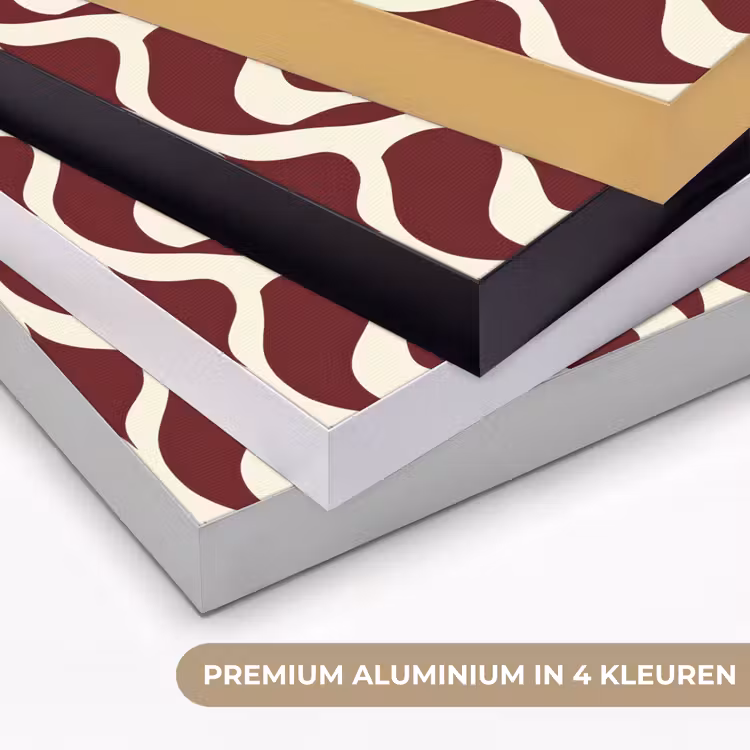 Art Frame - Rood - Druppelpatroon - Grafisch — 2