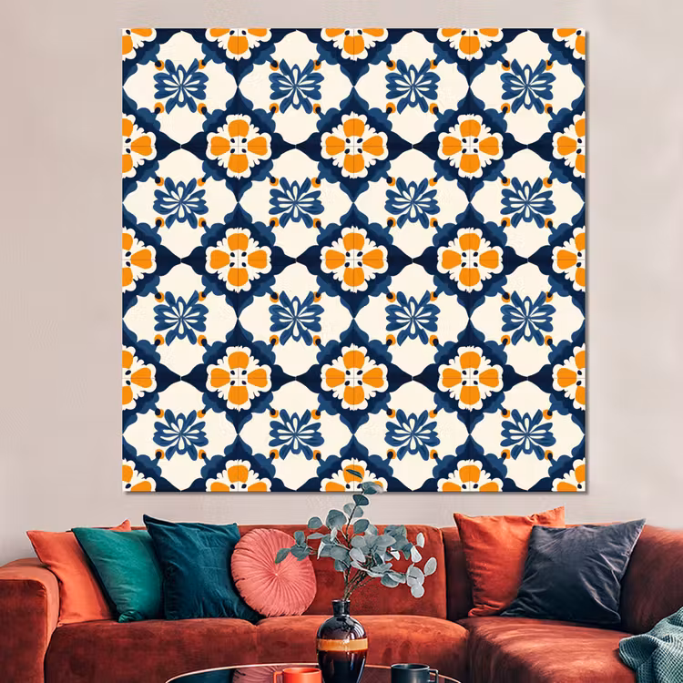 Forex - Klassiek - Geometrisch - Blauw — 3