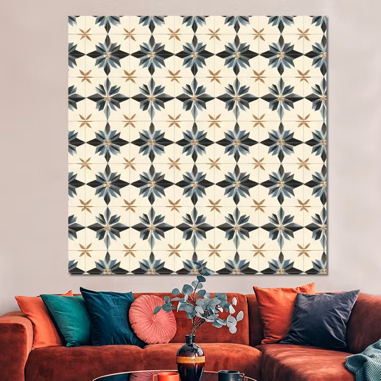 Forex - Sierlijk - Ornament - Blauw — 3
