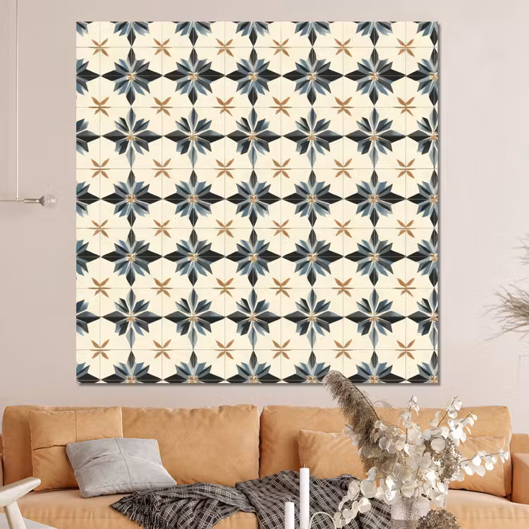 Forex - Sierlijk - Ornament - Blauw — 4