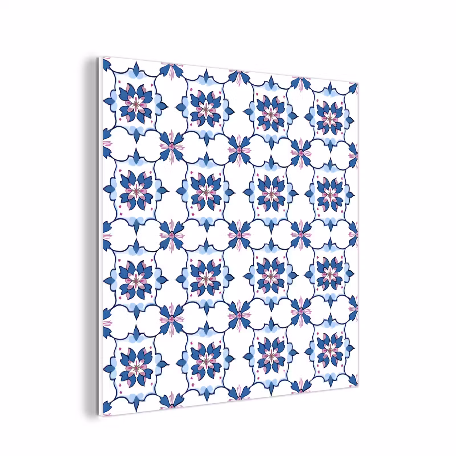 Forex - Modern - Patroon - Blauw - Roze — 1