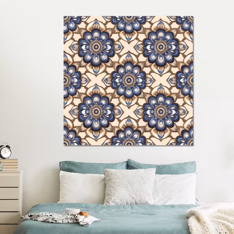 Forex - Floraal - Ornament - Blauw — 2