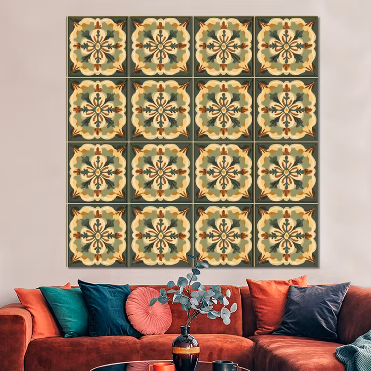 Forex - Ornament - Patroon - Groen — 3