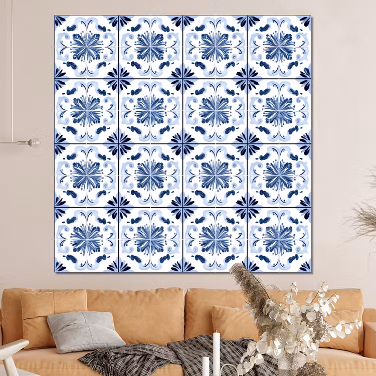 Forex - Patroon - Tegel - Blauw — 4