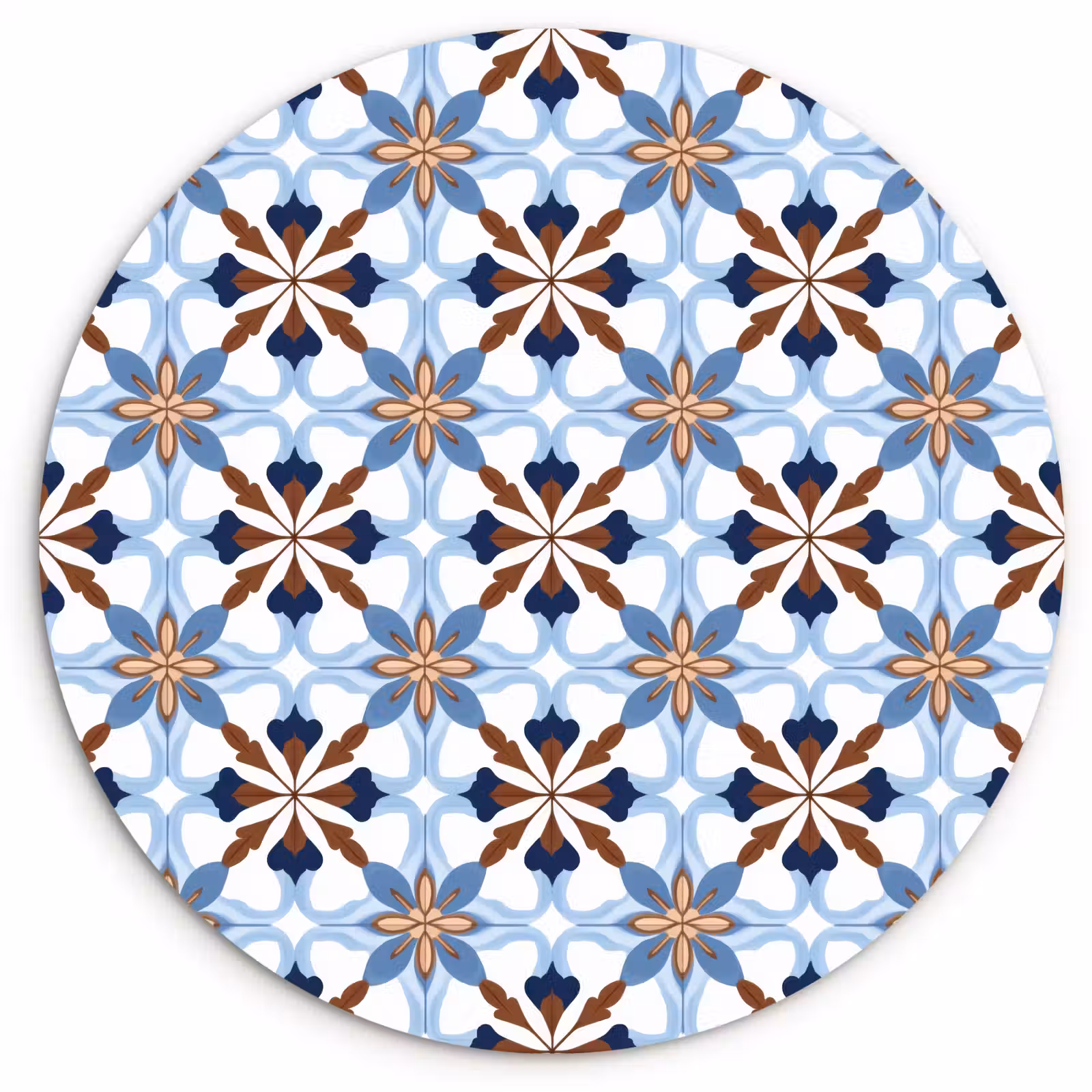 Muurcirkel - Ornament - Tegel - Kleurrijk — 1