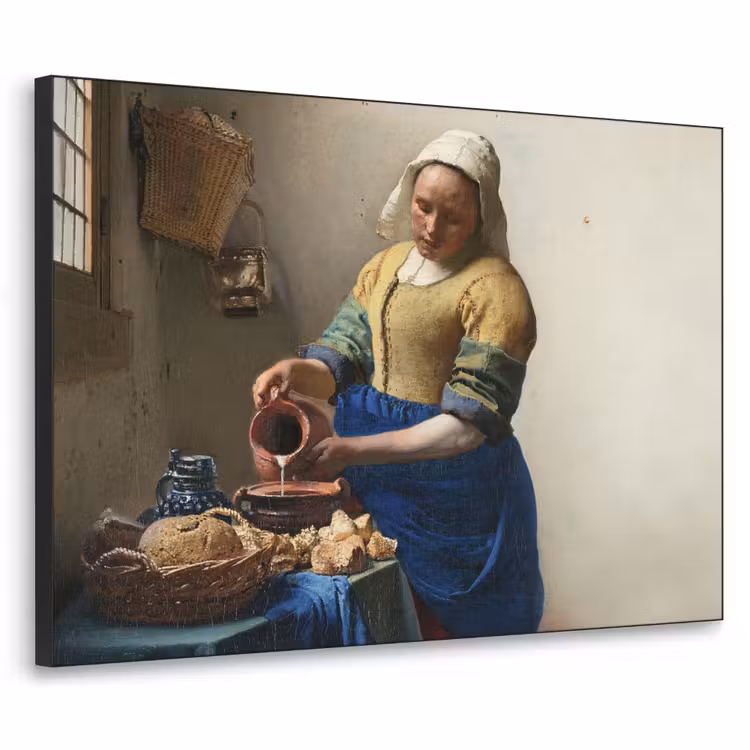 Art Frame - Het melkmeisje - Kunst - Oude meesters - Vermeer