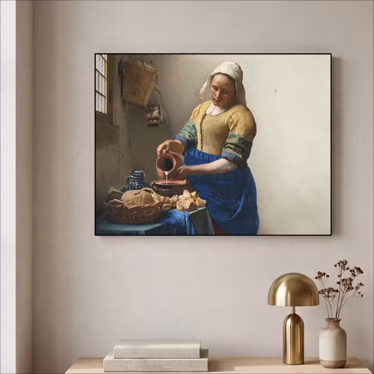 Art Frame - Het melkmeisje - Kunst - Oude meesters - Vermeer — 5