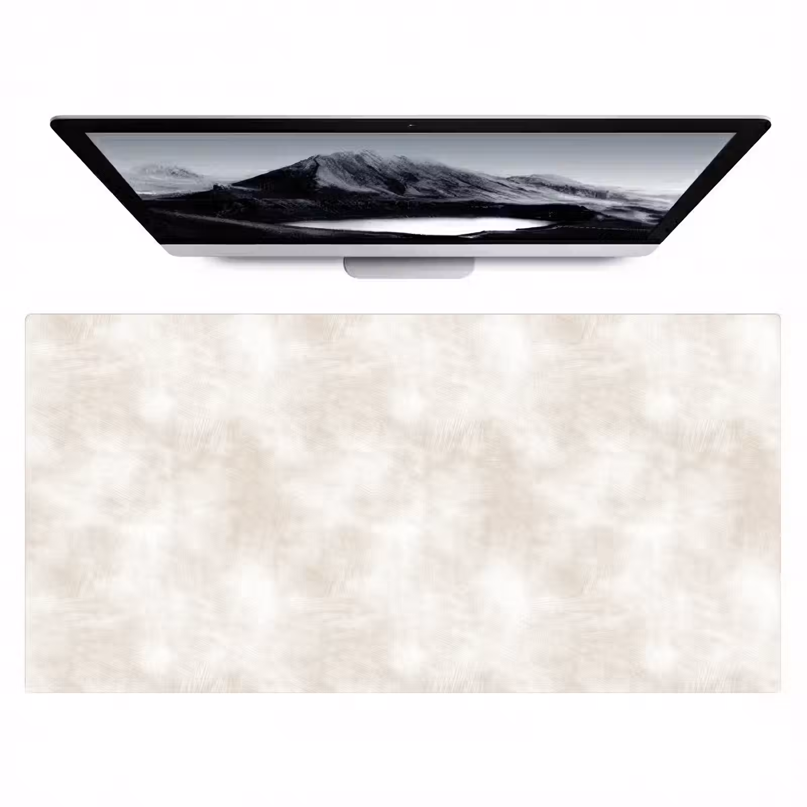 Bureau onderlegger - Subtiel - Structuur - Beige — 1