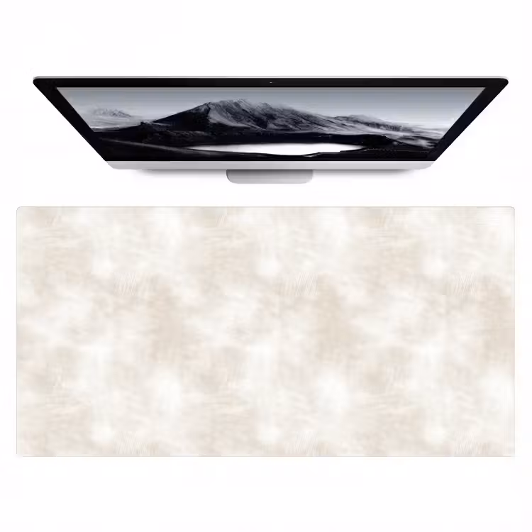 Bureau onderlegger - Subtiel - Structuur - Beige