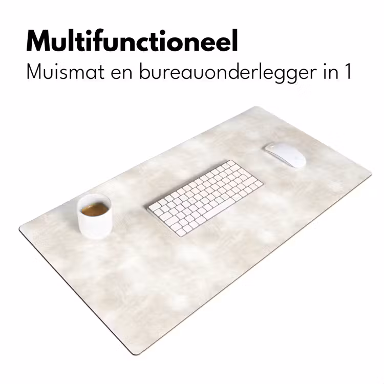 Bureau onderlegger - Subtiel - Structuur - Beige — 7