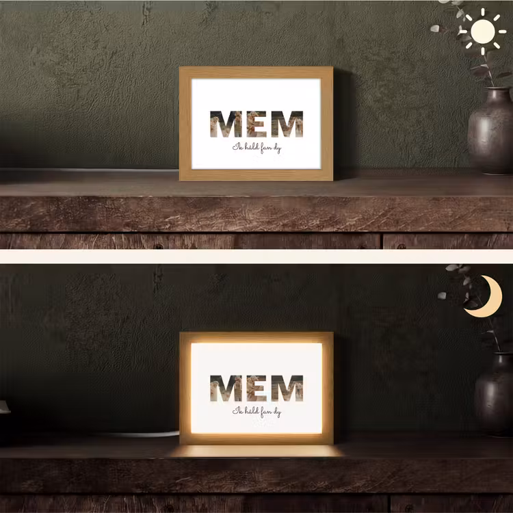 Gepersonaliseerde tafellamp - Mem - Lettercollage — 5