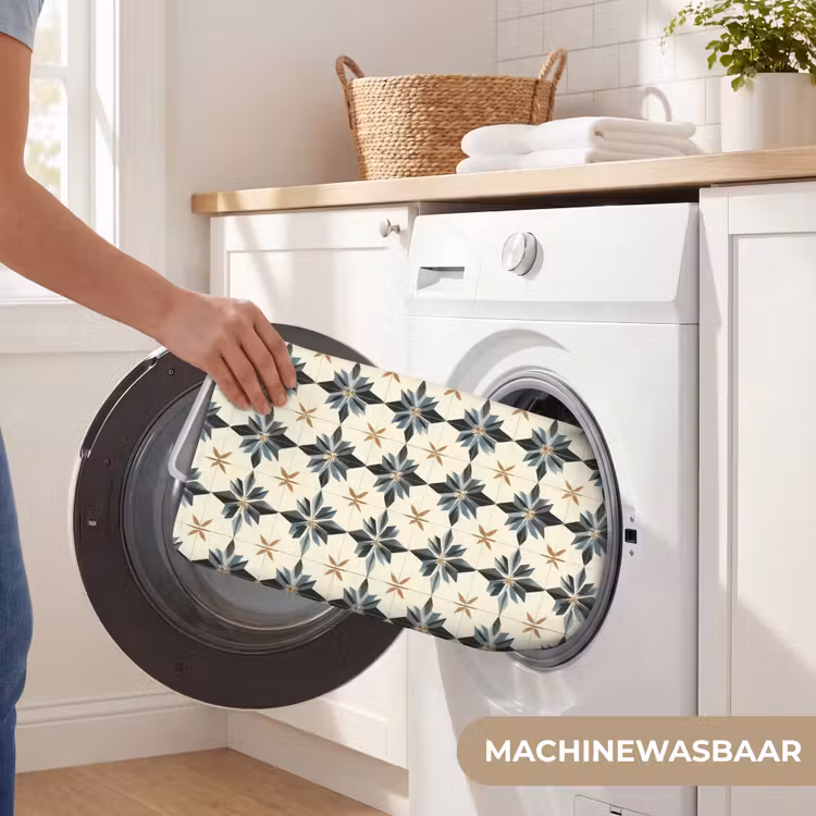 Wc Mat - Sierlijk - Ornament - Blauw — 5