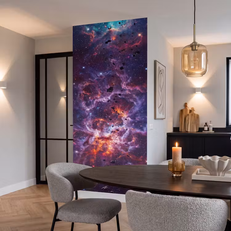 Behang - Nevel met Asteroïden — 5