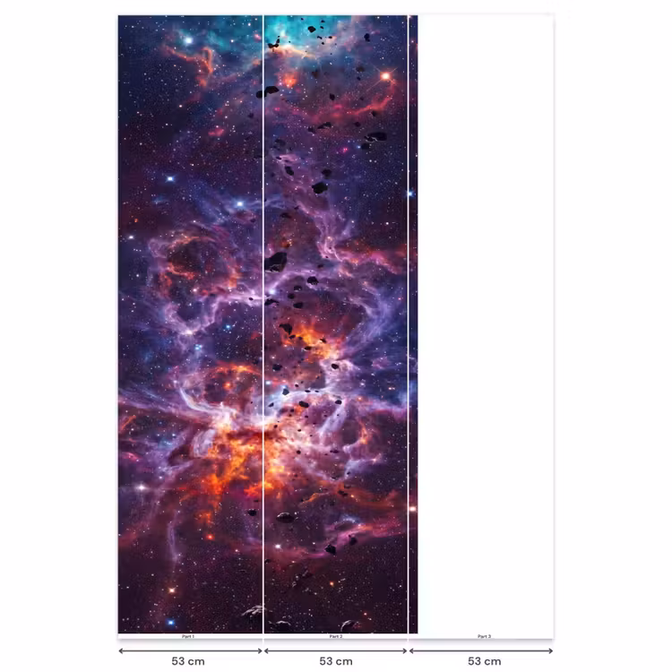 Behang - Nevel met Asteroïden — 6