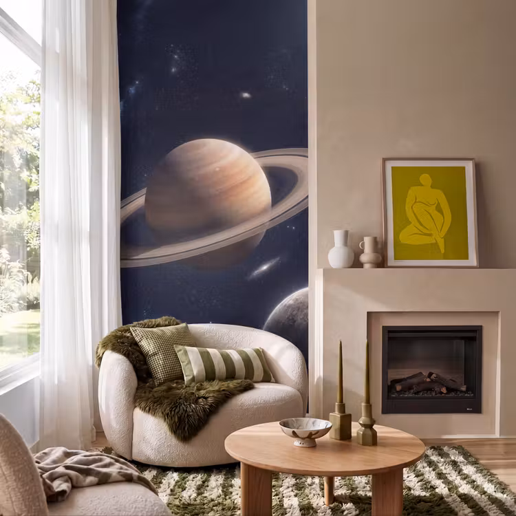Behang - Planeten - Saturnus - Ruimte